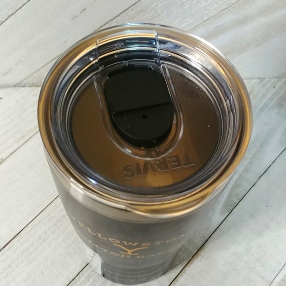 NWT Tervis Yellowstone Dutton Ranch Design Hot Cold To Go Cup Tumbler 20oz - Picture 2 of 5